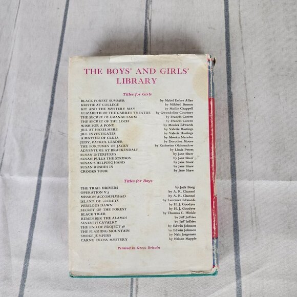 2/$25 Vintage 1955 Susan's Helping Hands By Jane Shaw Hardcover Novel - Picture 7 of 11